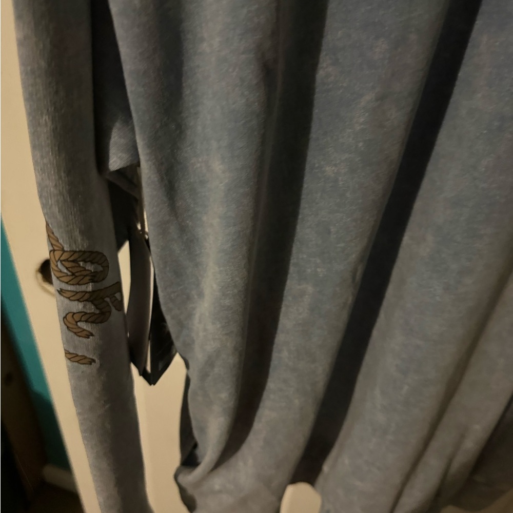 Loungefly Light Blue Mickey Mouse Hoodie Top - Picture 4 of 4